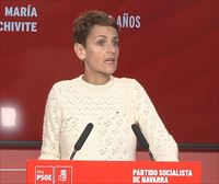 María Chivite optará a la reelección como secretaria general del PSN 