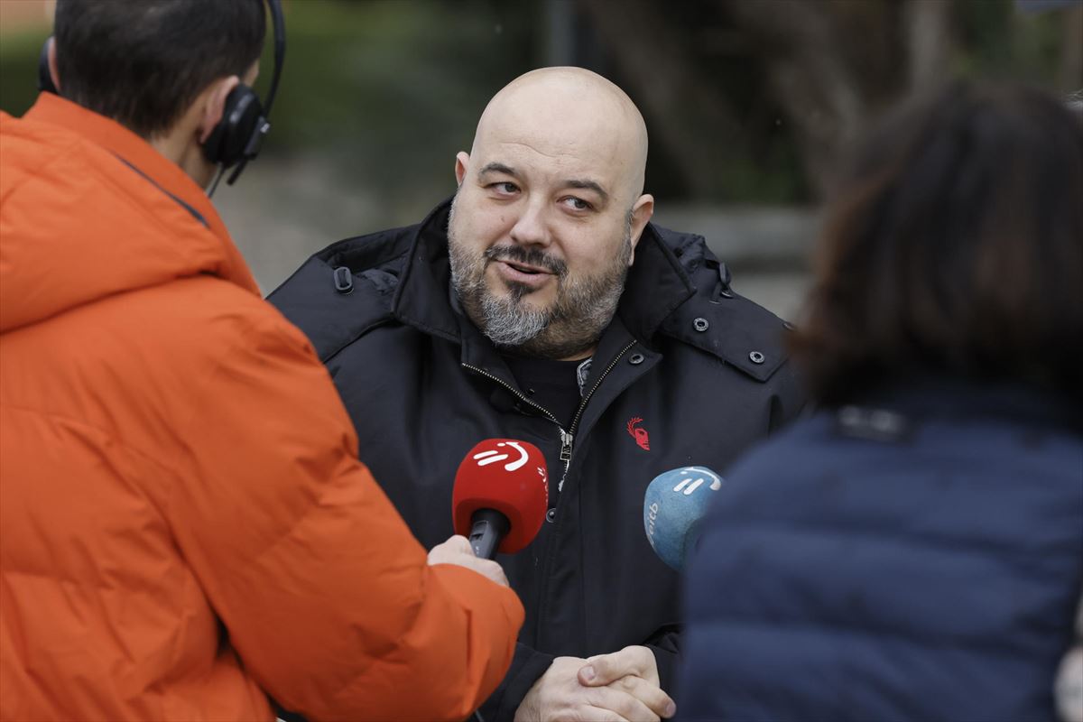 Richar Vaquero, Podemos Euskadiren koordinatzaile nagusia. Argazkia: EFE