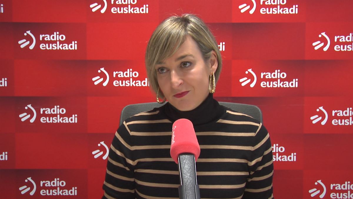 Maria Ubarretxena, esta mañana en Radio Euskadi. 