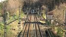 Un desprendimiento de tierras provoca el descarrilamiento de un tren en Usansolo