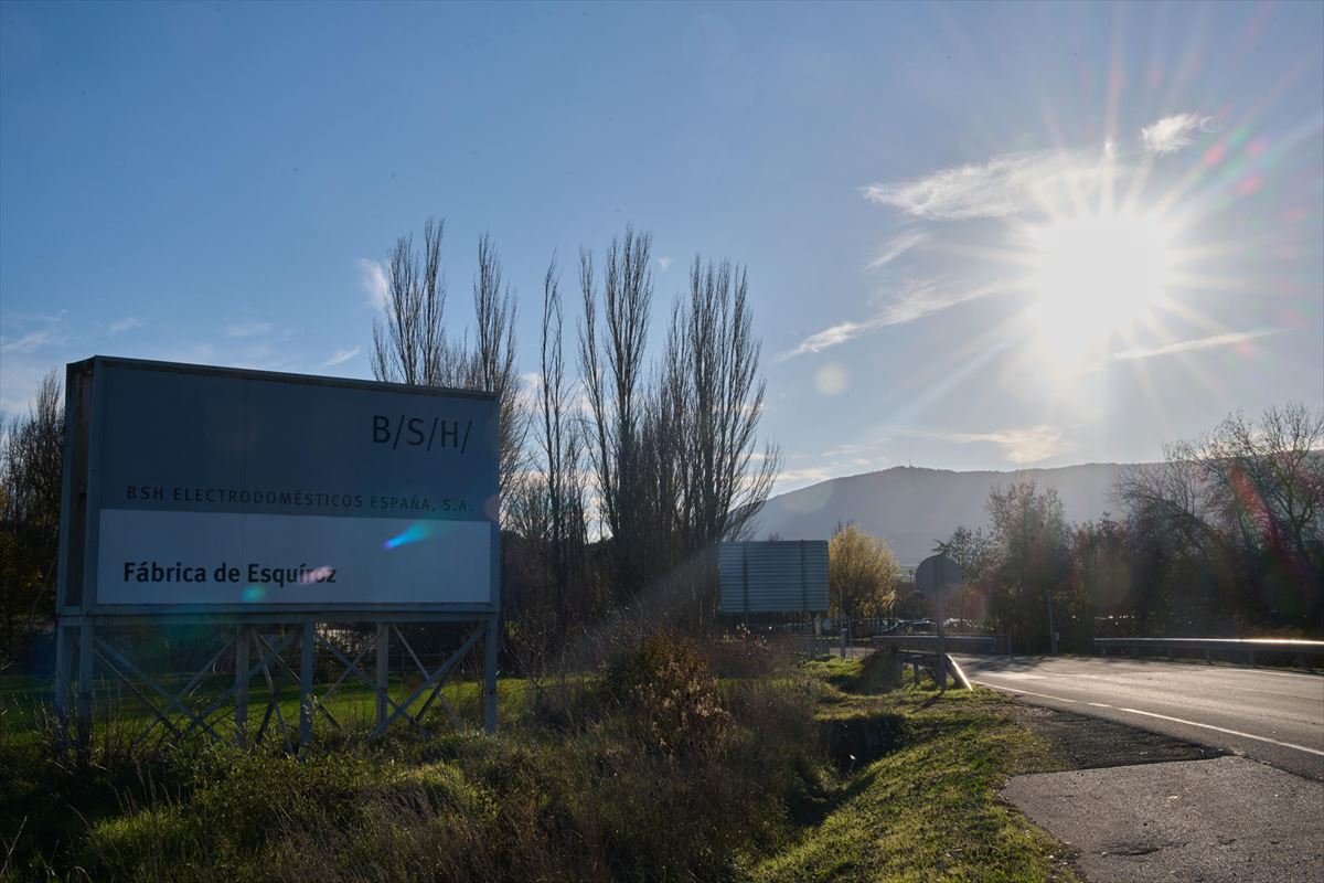 Fábrica de BSH en Esquíroz (Navarra). Foto: EFE