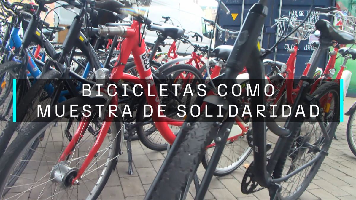  200 bicicletas recogidas en Bizkaia, Álava y Navarra serán enviadas a Valencia