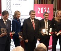 Inés Anitua, José Ignacio Gorigolzarri y Ernesto Valverde, ''Ilustres de Bilbao 2024''