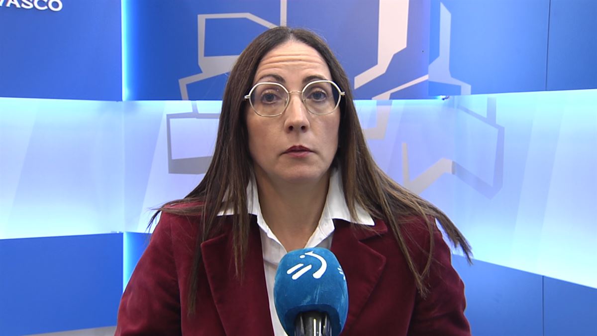 Begoña Pedrosa. Imagen obtenida de un vídeo de EITB Media.