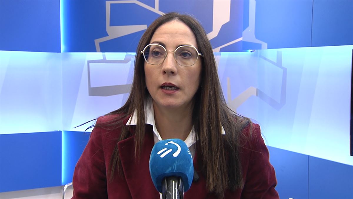 Begoña Pedrosa. EITB Mediaren bideo batetik ateratako irudia.