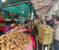 Miles de personas disfrutan de la feria de Santo Tomás en Bilbao y San Sebastián