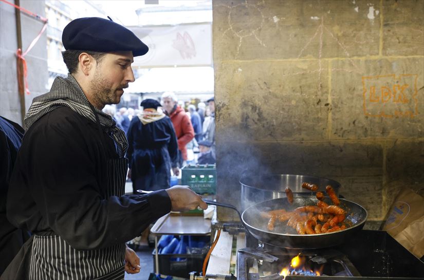 Feria de Santo Tomás en San Sebastián. Foto: EFE