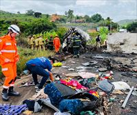 Al menos 37 muertos en Brasil, en un accidente con varios vehículos involucrados