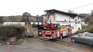 Encuentran un cuerpo entre los escombros del caserio calcinado el domingo en Bermeo