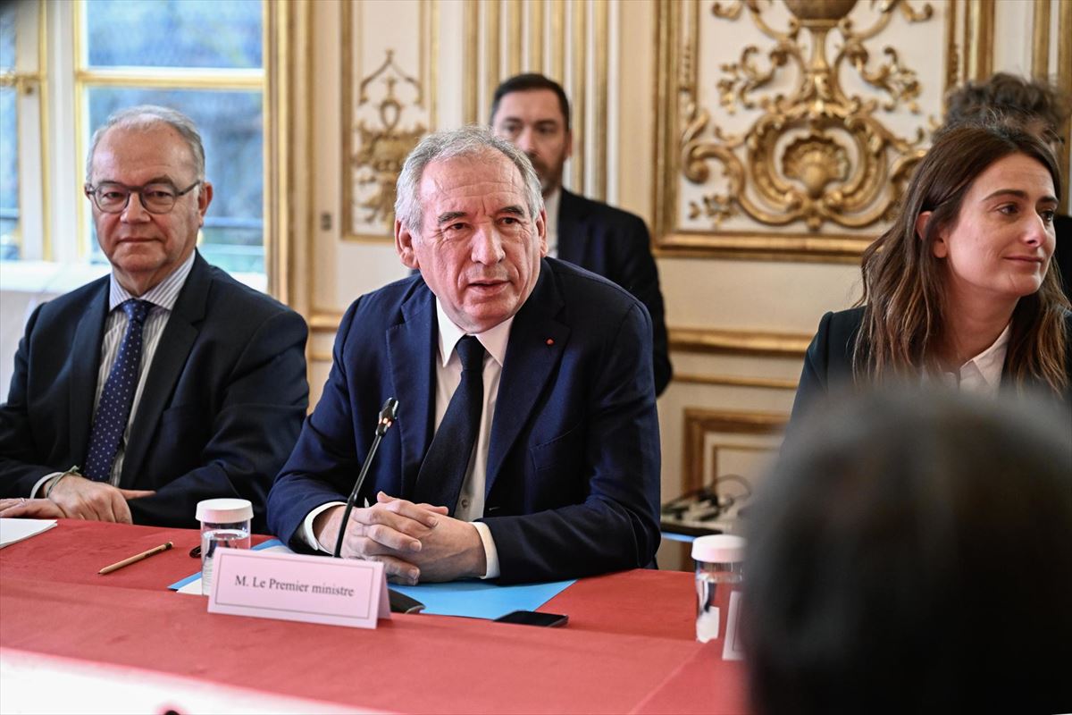 El primer ministro francés, François Bayrou. Foto: EFE