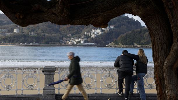 Gabon gaua Donostian. Argazkia: EFE
