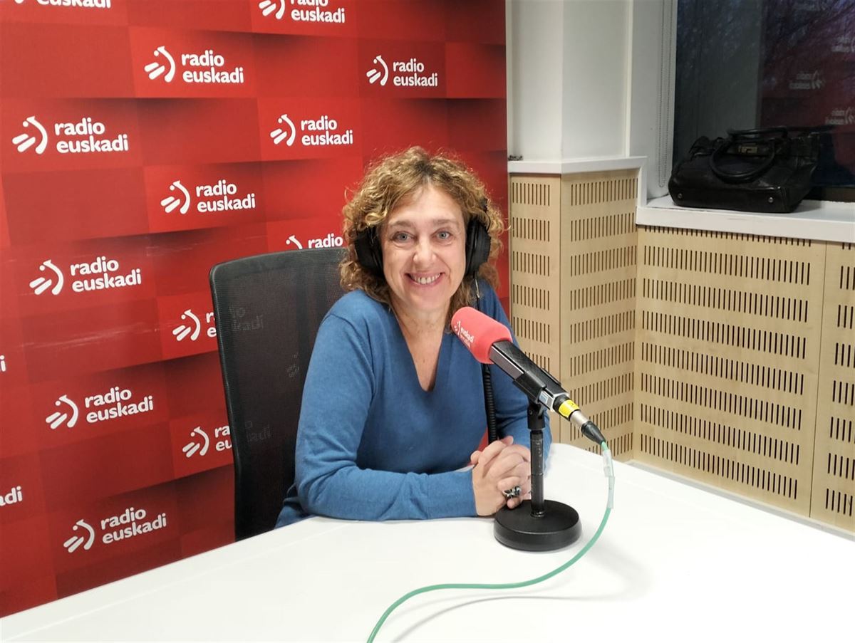 Susana García Chueca en Radio Euskadi. 