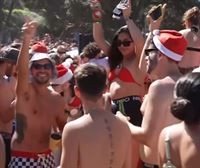 Sol, playas repletas y fiesta: así celebran la Navidad en Australia