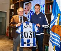 Jon Pacheco renueva con la Real Sociedad hasta 2030