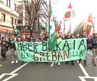 Uberreko langileak greban, hitzarmen ''duin'' baten alde