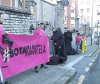 'Los militares cuelgan las botas', protesta para pedir que los recursos se destinen a proyectos del barrio