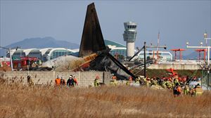 Al menos 124 muertos en el accidente de un avión en un aeropuerto de Corea del Sur