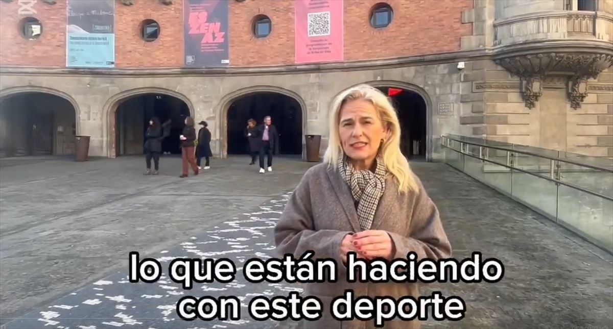 Captura de imagen del vídeo del PP vasco.