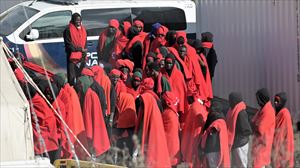 Personas rescatadas en la Restinga. EFE. 