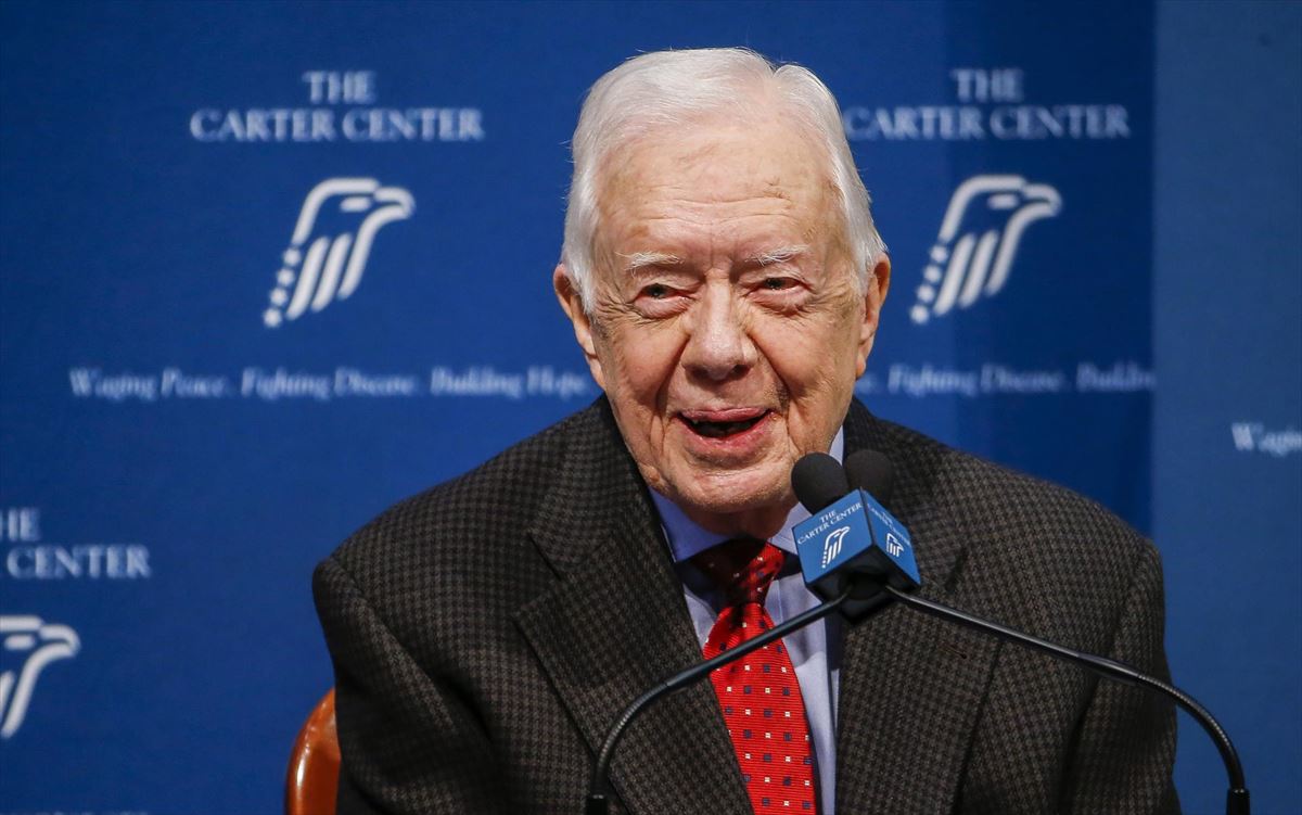 El expresidente Jimmy Carter en una imagen de archivo. Foto: EFE