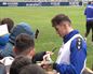 Osasuna recibe el apoyo de su afición en el entrenamiento realizado en Tajonar