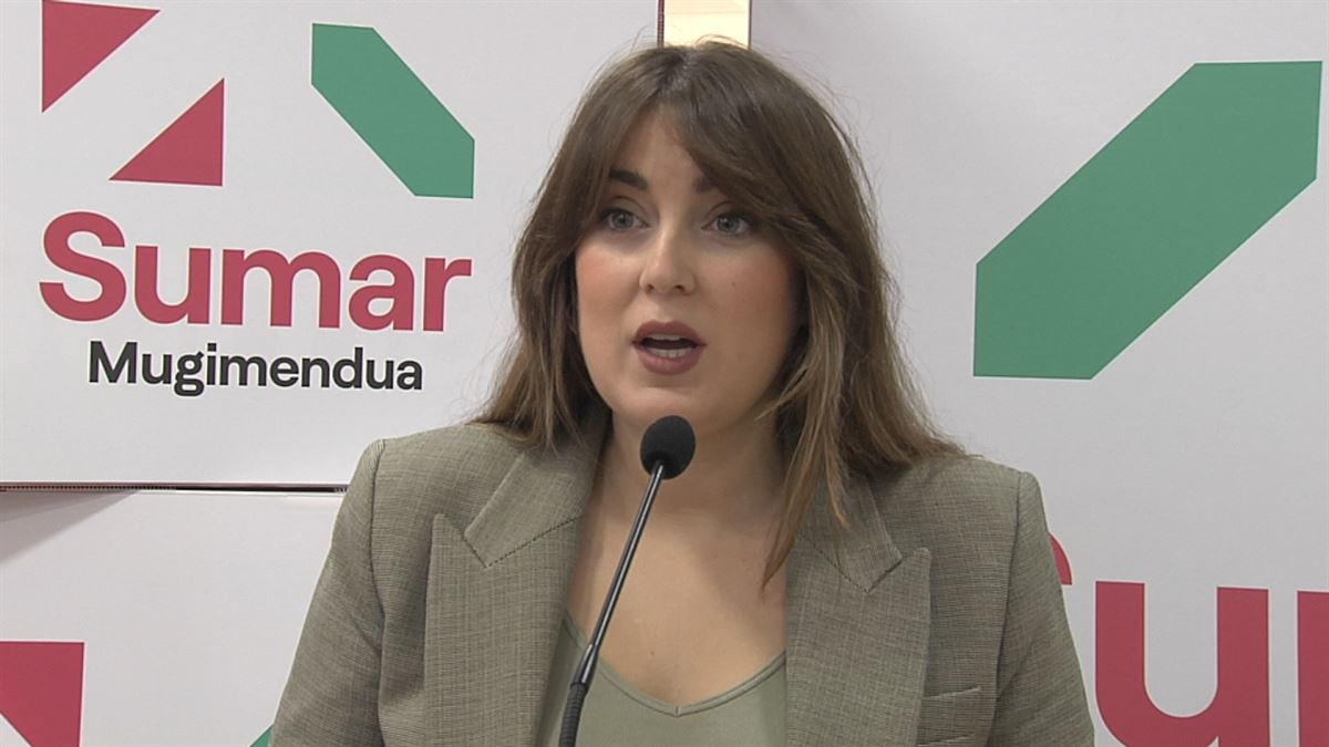 Alba Garcia. EITB Mediaren bideo batetik ateratako irudia.