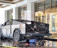 Investigan la explosión de un Tesla frente al Trump Hotel de Las Vegas como un acto terrorista