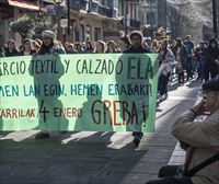 Trabajadoras del textil de Gipuzkoa paran para exigir que no se aplique el convenio estatal