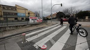 Un amplio número de familias del colegio Atargi de Villava decide no llevar a sus hijos e hijas a clase