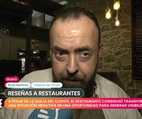 Borja, encargado de un local: ''A la opinión pública le gustó nuestra respuesta a la reseña''