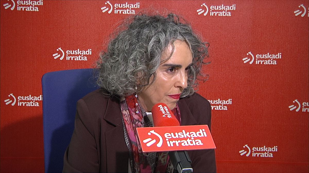 La vicelehendakari primera y consejera de Cultura y Política Lingüística, hoy, en Euskadi Irratia