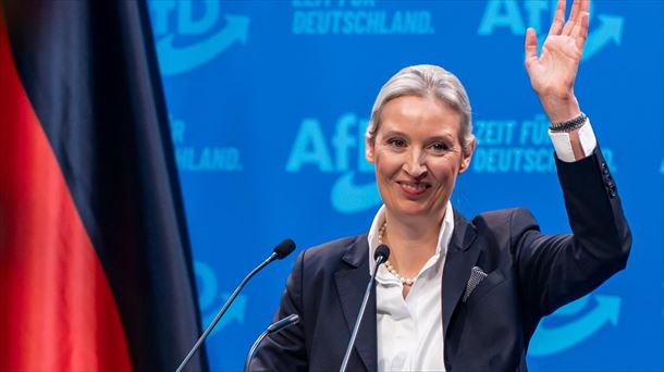 Alice Weidel, AfDren hautagai izendatu ostean. Argazkia: EFE