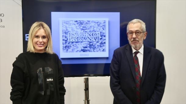 Mireia Zarate eta Ignacio Etxeberria, gaur, Bilbon.