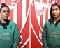 Leire Baños y Ane Azkona miran con esperanza e ilusión al Athletic-FC Barcelona de este sábado