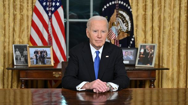 Joe Biden AEBko presidentea, agur hitzaldian