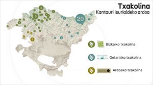 Txakolin upategiak EAEn. Argazkia: EITB Media.