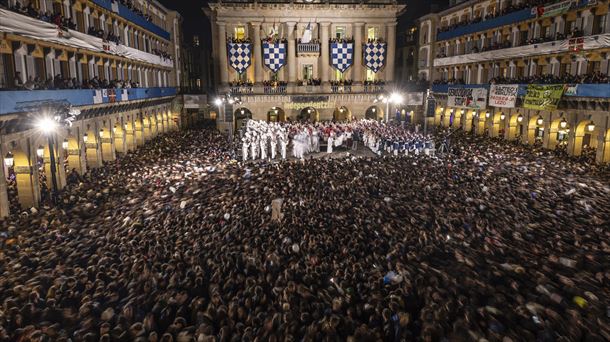 Danborrada Donostian, 2024. Argazkia: EFE