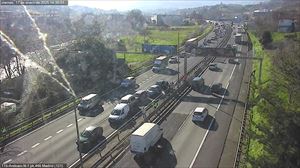 Arratsalde hasiera kaotikoa N-Iean Andoainen eta Leioako errepidean, zenbait istripuren ondorioz