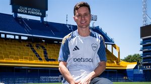 Ander Herrera, La Bombonera estadioan. Argazkia: Boca Juniors