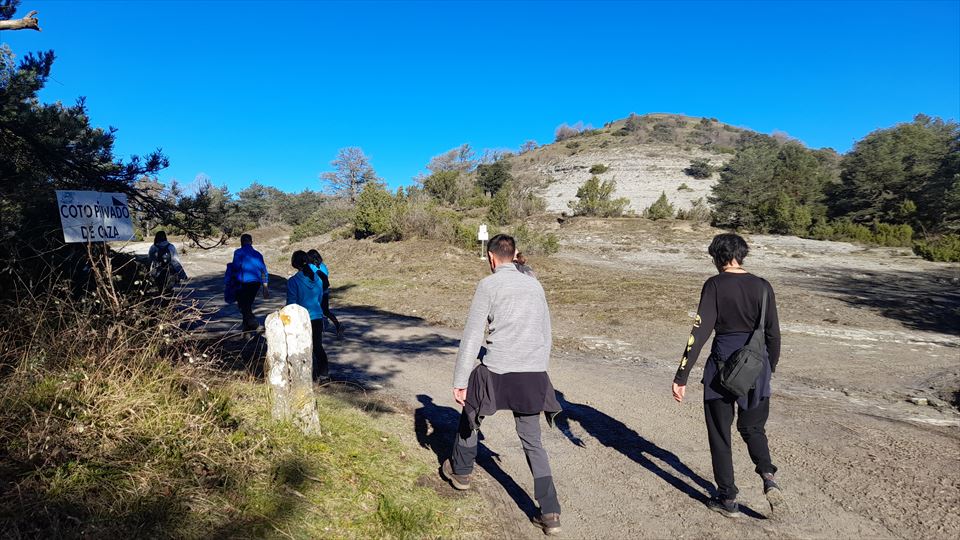 La subida hasta la ermita de S. Antón Abad es de dificultad media