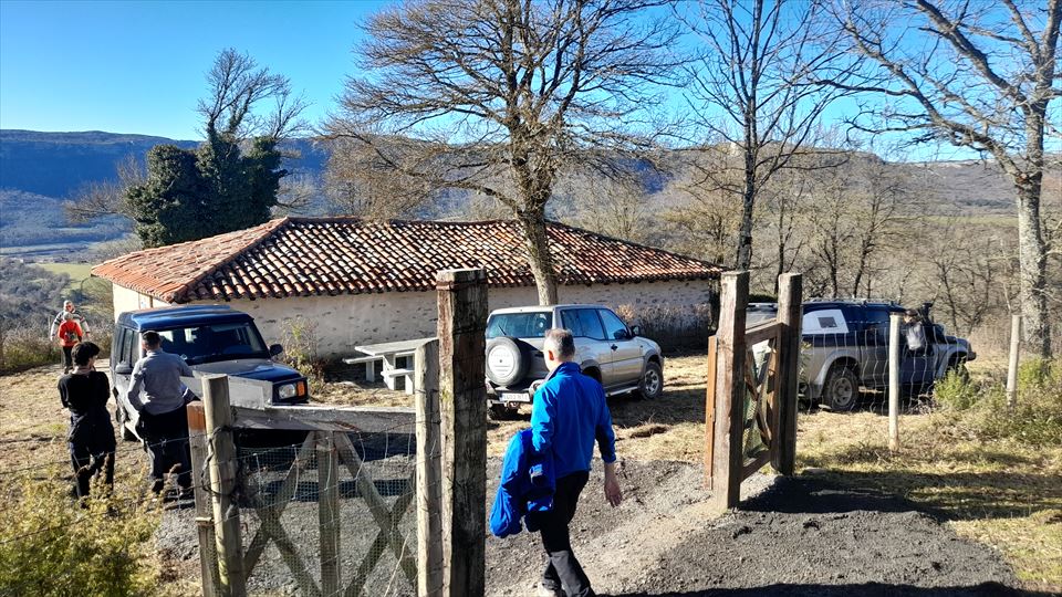 Llegando a a la ermita de San Antón Abad 