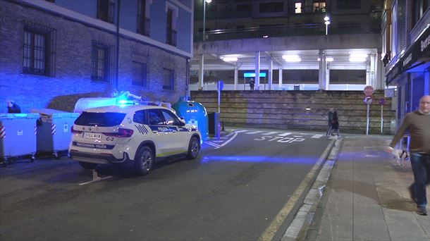 Ezbeharra jazo den lekua, Eibarren. Argazkia: EITB MEDIA