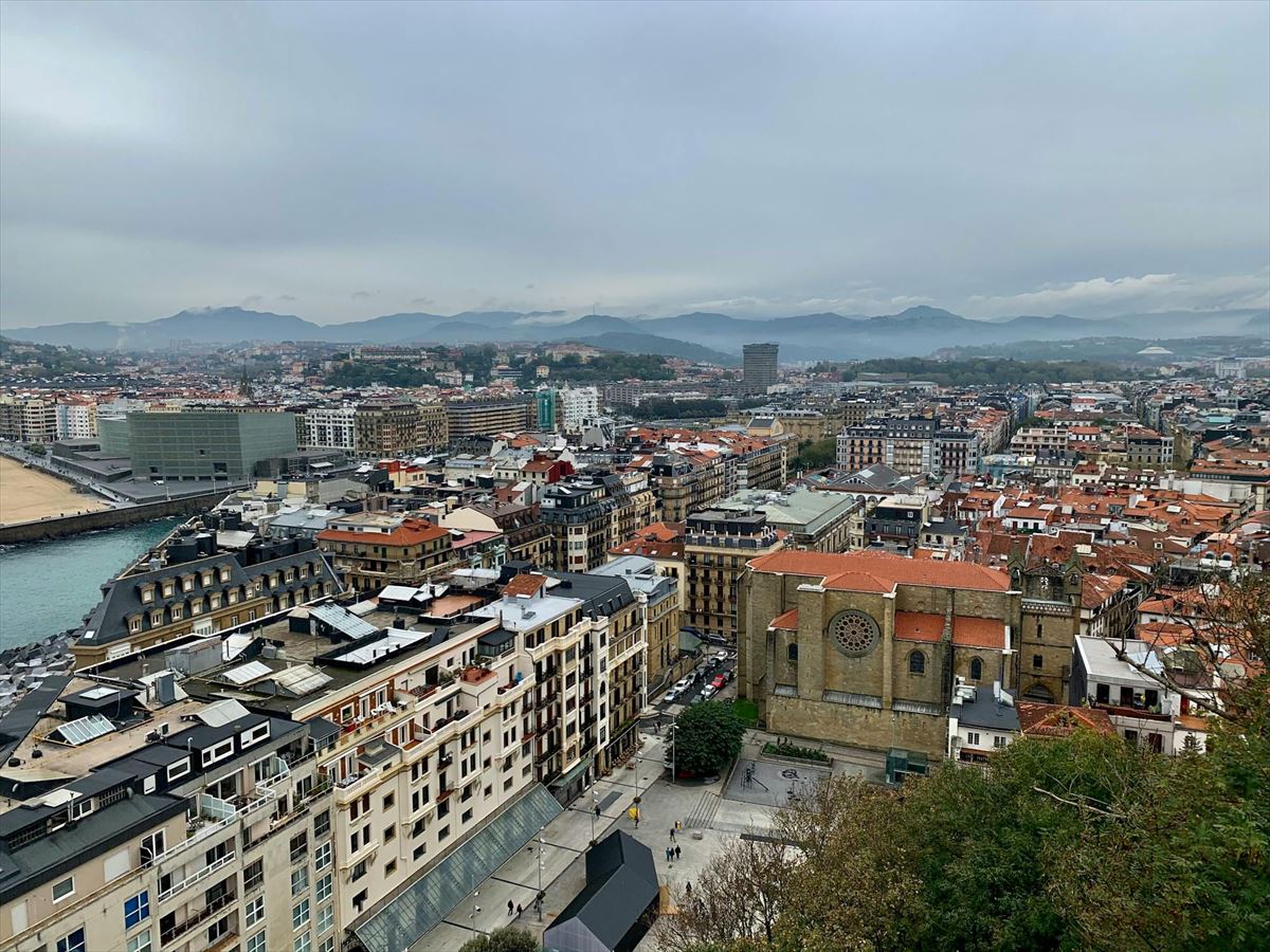 Vista panorámica de Donostia. Foto: Irekia. 
