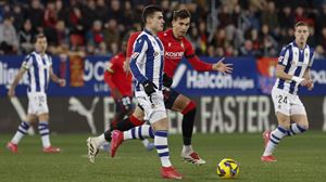 Derbi Real Sociedad-Osasuna. Foto: EFE

