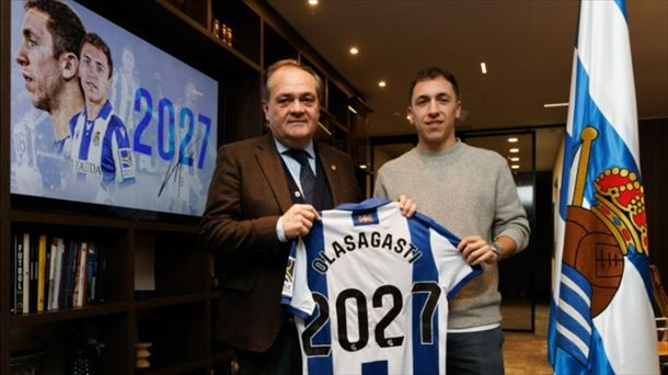 Jon Ander Olasagasti, Jokin Aperribayrekin batera. Argazkia: Reala. 