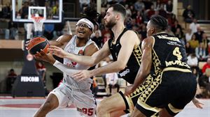 Baskoniak Monakon izandako erreakzioak ez dio garaipenaren saria eman (92-85)