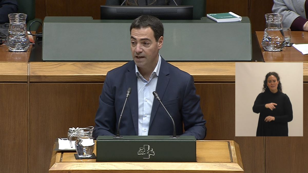 Lehendakaria Legebiltzarrean. Argazkia: EFE