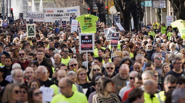 Cerca de 4.000 personas han participado en la movilización. Foto: EFE