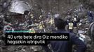 40 urte bete dira Oiz mendiko hegazkin istriputik