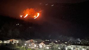 Calcinadas 35 hectáreas tras los incendios forestales declarados en Hernio y Izazpi, ya extinguidos 